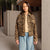 Sinsay Girl's Brown & Black Leopard Print Jacket
