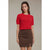 Sinsay Women's Brown Front Slit Mini Skirt