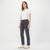 Hudson Women's Washed Black Mid-Rise Straight Jeans