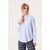 Sinsay Women's Baby Blue Long-Sleeves Shirt