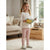 Sinsay Girls Pink All Over Floral Print Leggings