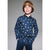 Sinsay Boy's Navy All Over Printed Classic Shirt