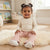 Sinsay Baby Girl's Pastel Pink All-Over Pattern Flare Leggings