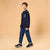 Sinsay Boy's Navy Chest Patch Print Polo