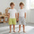 Sinsay Boy's Light Grey & Lime Green Pack Of 2 Shorts