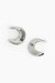 ON 34th Women's Silver Moon Hoop Earrings | ON 34th In Lebanon