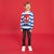 Sinsay Boy's Blue & Light Grey Spider-Man Graphic Blouse