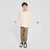 Sinsay Boy's Cream Basic Chest-Pocket Blouse
