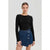Sinsay Women's Black Classic Crew Neck Bodysuit