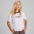 Sinsay Girl's White Printed Casual T-Shirt