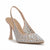 INC International Concepts Women's Nude Rhinestones Slingback Stiletto Heels