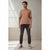 Sinsay Men's Brown Plain Blouse