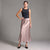 Sinsay Women's Grey Satin Classic Midi Skirt