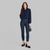 Sinsay Women's Navy Jacquard Jeans