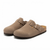 Khombu Men's Taupe Suede Damian Slippers