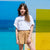 Sinsay Girl's Camel High-Rise Shorts