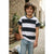 Sinsay Boy's Black & White Crew-Neck T-Shirt