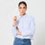 Sinsay Women's Light Blue Chest-Pocket Shirt
