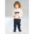 Sinsay Boy's Cream Printed Blouse