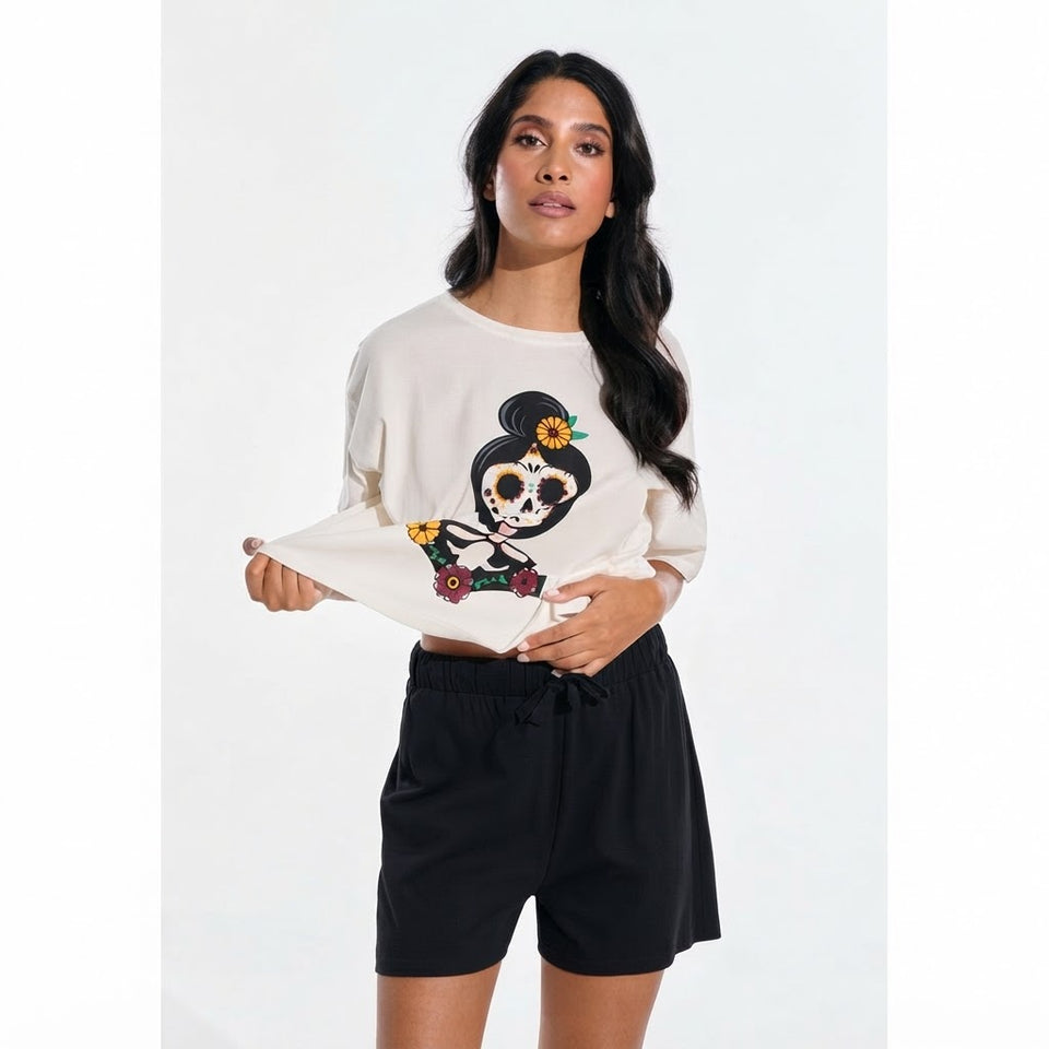 Sinsay Women's Black Short Pajama Bottom