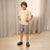 Sinsay Boy's Khaki Comfortable Elastic Drawstring Short