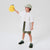 Sinsay Boy's White Short-Sleeve Shirt