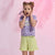 Sinsay Girl's Lime Yellow Ruffled Hem Short