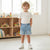 Sinsay Boy's Blue Denim Rolled Hem Shorts