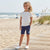 Sinsay Girl's Navy Star Printed Biker Short