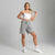 Sinsay Women's Heather Grey Graphic Print Short