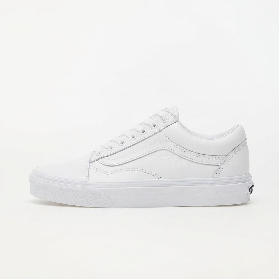 Vans Unisex Adult White Classic Old Skool Triple Trainers Sneakers