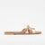 Sole Sisters Women's Beige Slide Slippers