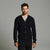 Sinsay Men's Black Ribbed Cardigan