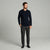 Sinsay Men's Navy Cotton Polo Sweater