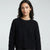 Sinsay Women's Black Cable-Knit Sweater