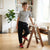 Sinsay Boy's Black Drawstring Elastic Cuffs Jogger Sweatpants