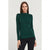 Sinsay Women's Teal-Green Decorative Buttons Blouse