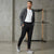 Sinsay Men's Black Zip-Pocket Sweatpants