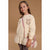 Sinsay Girl's Beige Chest Print Crewneck Sweatshirt