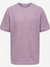 Only & Sons Men's Lilac Textured T-Shirt | Only & Sons In Lebanon