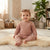 Sinsay Baby Girl's Dusty Rose Embossed Knit Sweatshirt