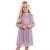 Sinsay Girl's Glittering Purple Ruffle Dress