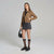Sinsay Women's Brown Faux Suede Biker Jacket