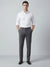 Sinsay Men's Dark Grey Slim-Fit Suit Trousers