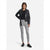Sinsay Women's Black & White Checkered High-Waist Skinny Pants