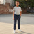 Sinsay Boy's Navy Comfortable Elasticized Waist Sweatpants