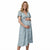 Sinsay Women's Light Green Floral Maternity Dress