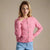 Sinsay Women's Pastel Pink Decorative Buttons Cardigan