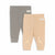 Sinsay Baby Boy's Grey & Tan Ribbed Pack Of 2 Leggings