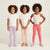 Sinsay Girl's Pastel Shades Ribbed Pack Of 3 Leggings